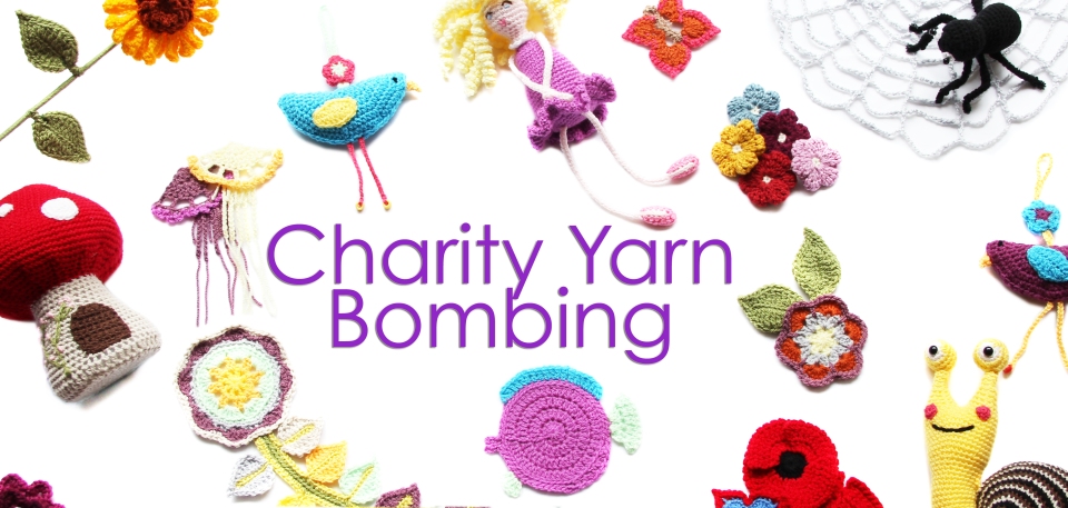 Charity Yarn Bombing Banner